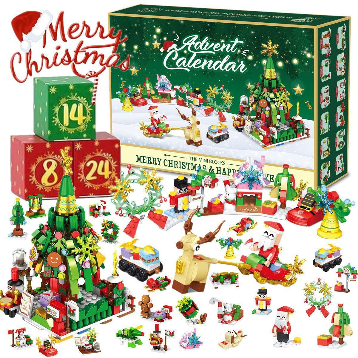 Christmas DIY Building Blocks Set