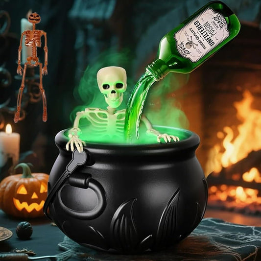Flame Witch Bucket Halloween Decoration