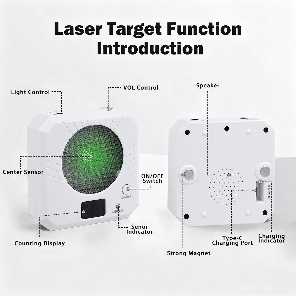 Laser Target Training System with Digital Scoring